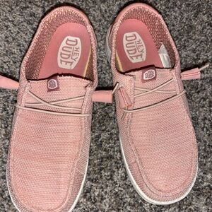 Hey Dude Blush Pink Loafers
